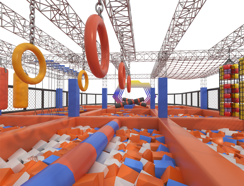 Large Ninja Course Equipment