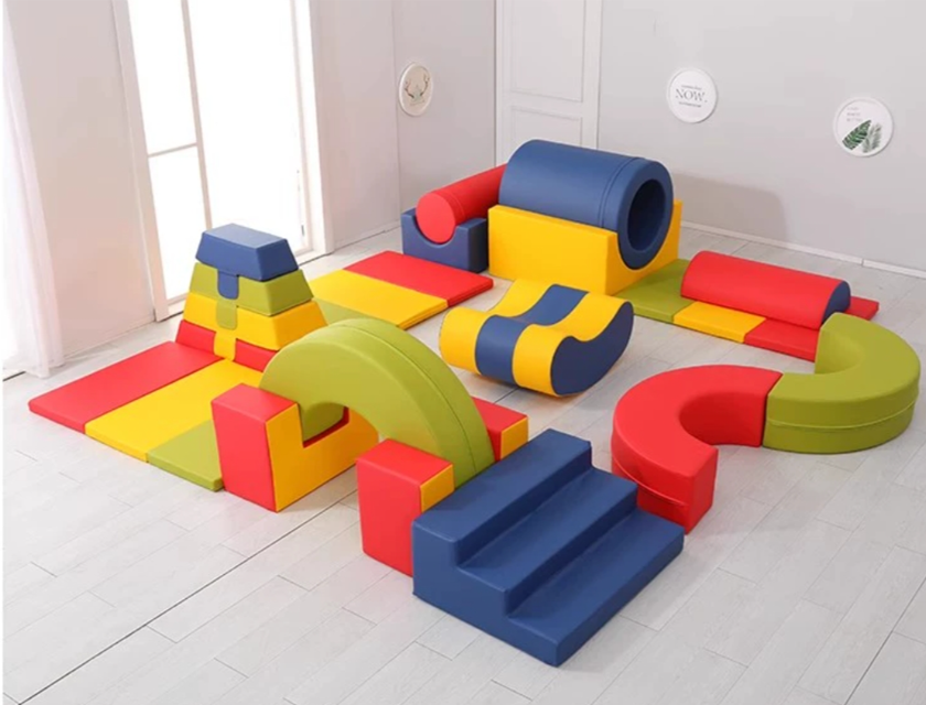 Soft games, children's training equipment, climbing, early education center, indoor combination soft pack toys