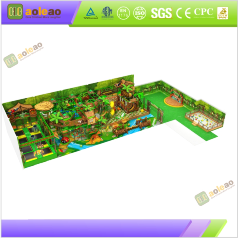 Indoor Jungle Naughty Castle Tree House Vine Design Nature Experience Center Immersive Play