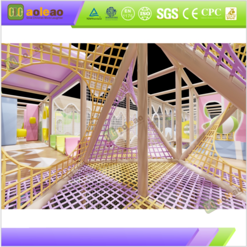 Playground Obstacle Course - Interactive Function - Indoor Theme Park - Strong Stability | Aoleao