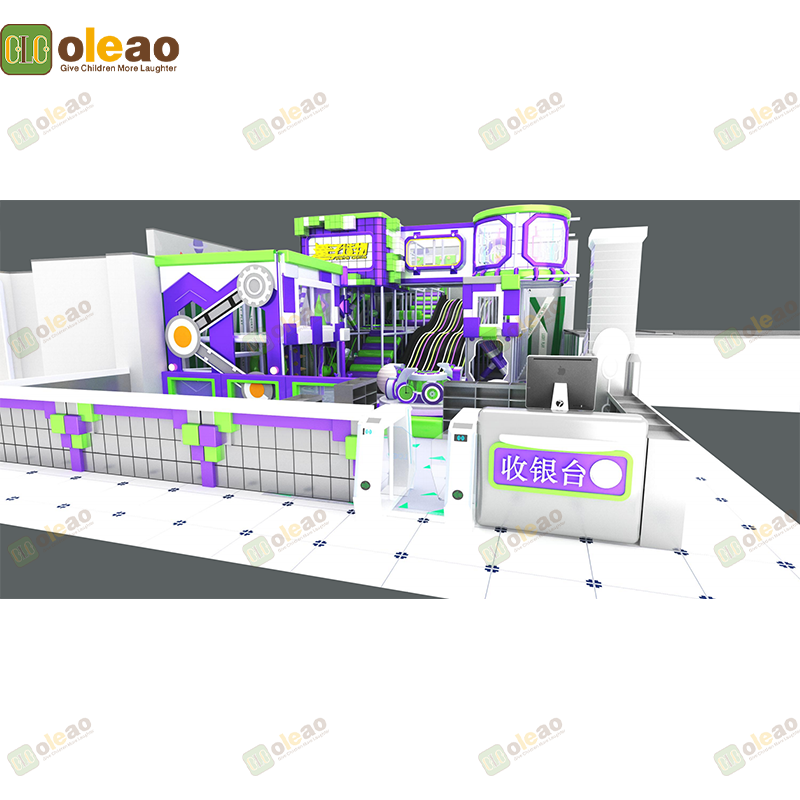 Indoor Playground Equipment Soft Play Toddler Climbing Kids Adventure Park (Mini Slide Set) 