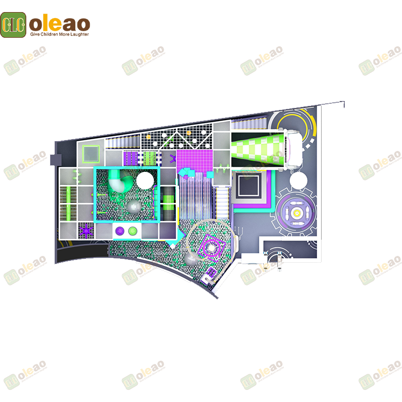 Binnen speeltuin Equipment Soft Play Toddler Climbing Kids Adventure Park (Soft Rock Wall) 