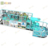  Kids Indoor Trampoline Park with Slide, Ball Pit, and Climbing Wall