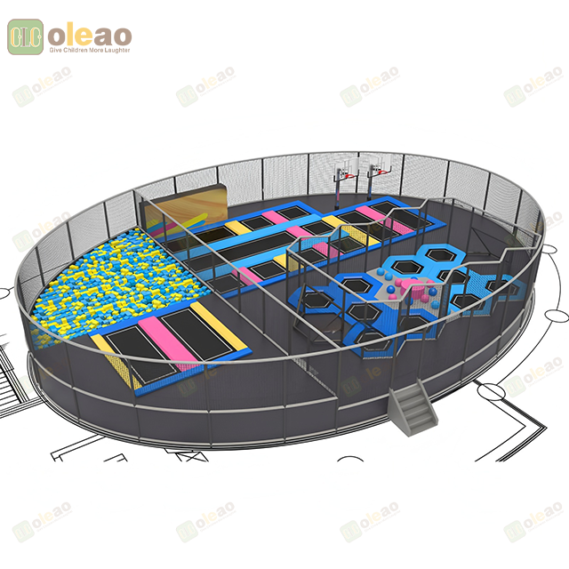 Soft Play and Trampoline Park Combo for Family Fun Indoor Playground