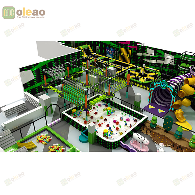Indoor Entertainment Center Equipment with Climbing Walls