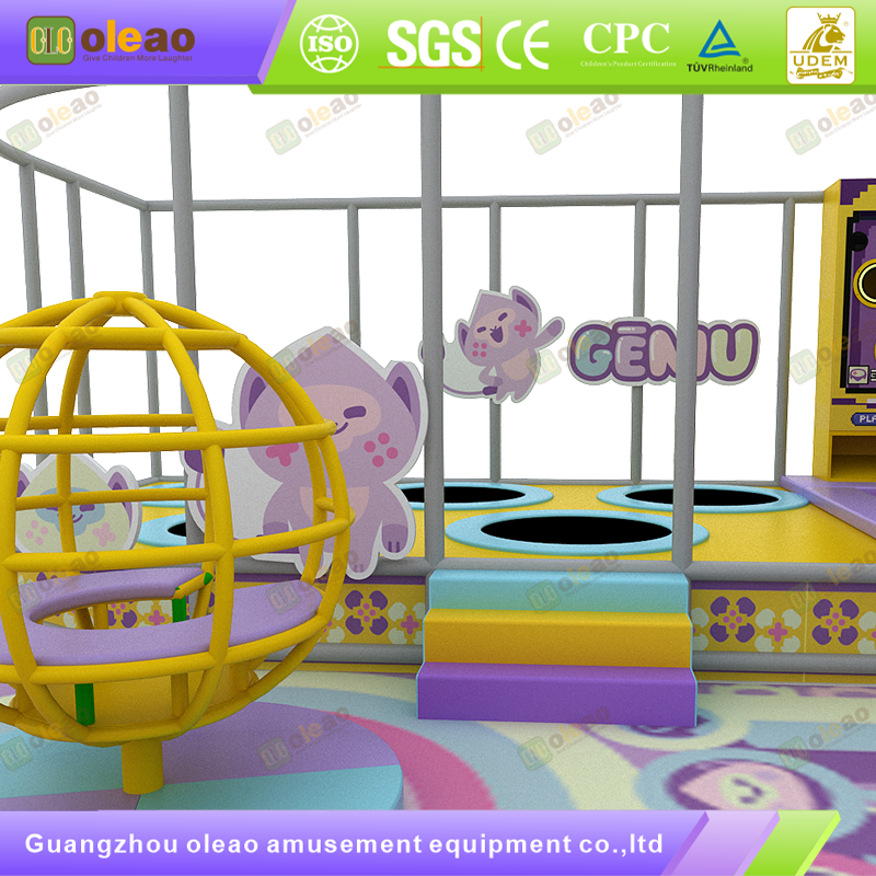 Indoor Playground Equipment Soft Play Toddler Climbing Kids Adventure Park (Slide & Ball Pit & Climb Combo)