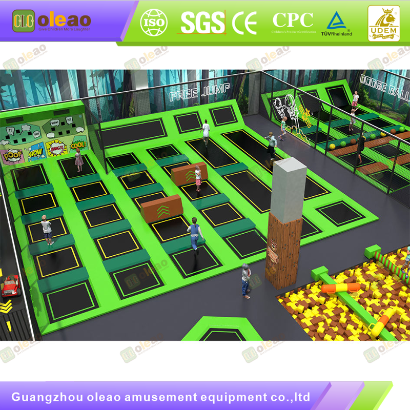  Trampoline Park – Coordination-Boosting Zone – Kids Adventure Park with Skill-Building Games