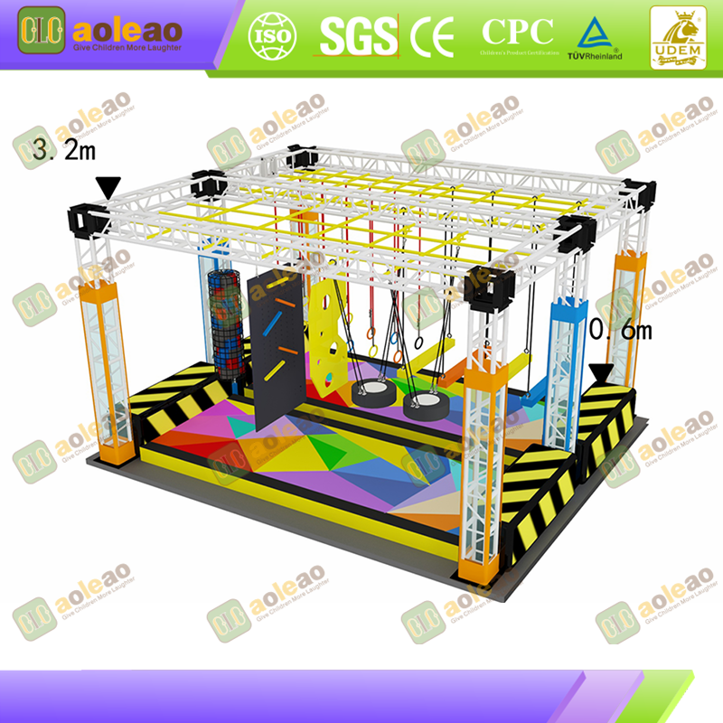 Ninja Course: Skill Training, Recreation and Strength Building in courses of a skill-training or recreational nature - Kids Adventure Park Model