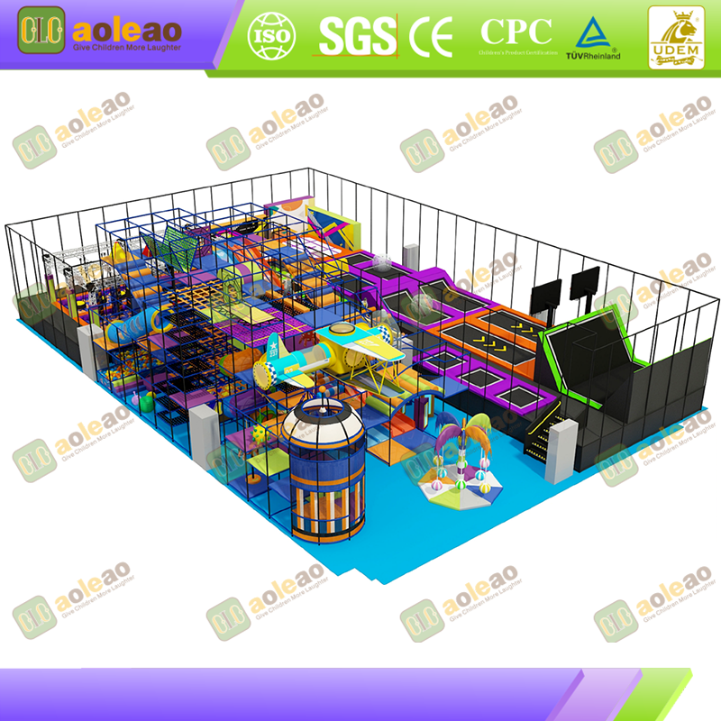 Trampoline Park – Endurance-Building Haven – Kids Adventure Park with Adventure Trails