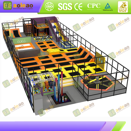  Trampoline Park – Agility-Enhancing Spot – Kids Adventure Park with Obstacle Courses
