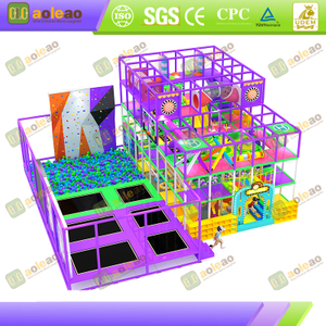 Steel Frame Structure Playground Castle - Galvanized Rust-Proof & Eco-Friendly Soft Padding - Semi-Open Outdoor Spaces/Indoor Playgrounds - Moisture-Proof & Corrosion-Resistant