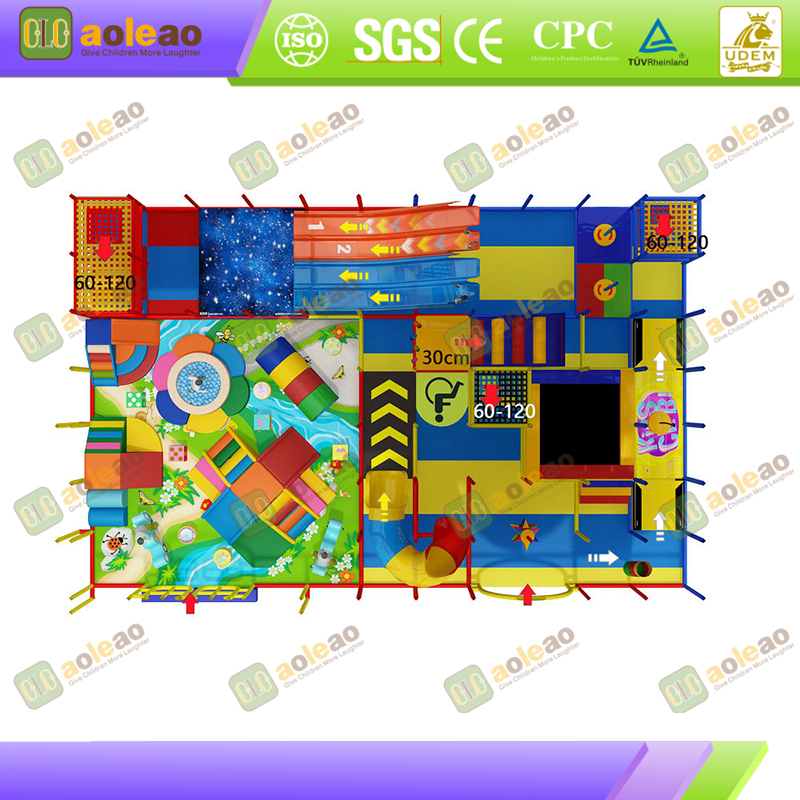 Frame-Type Indoor Playground Castle - Sturdy Steel Frame & Multi-Module Combination - Mall Atriums/Kids' Parks - High Load Capacity & Durable