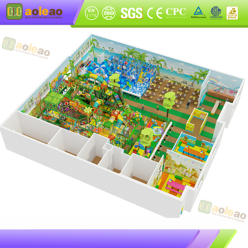 Small Soft Play Slide Maze Equipment, Kids Growth Park, Improve Balance