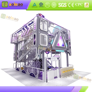 Space Themed Naughty Castle Sci-Fi Light Para sa Indoor Playground Immersive Experience