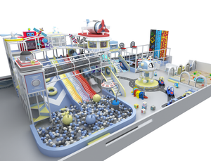 Trampoline, Volcano Slide, Ocean Ball Park, Amusement Park