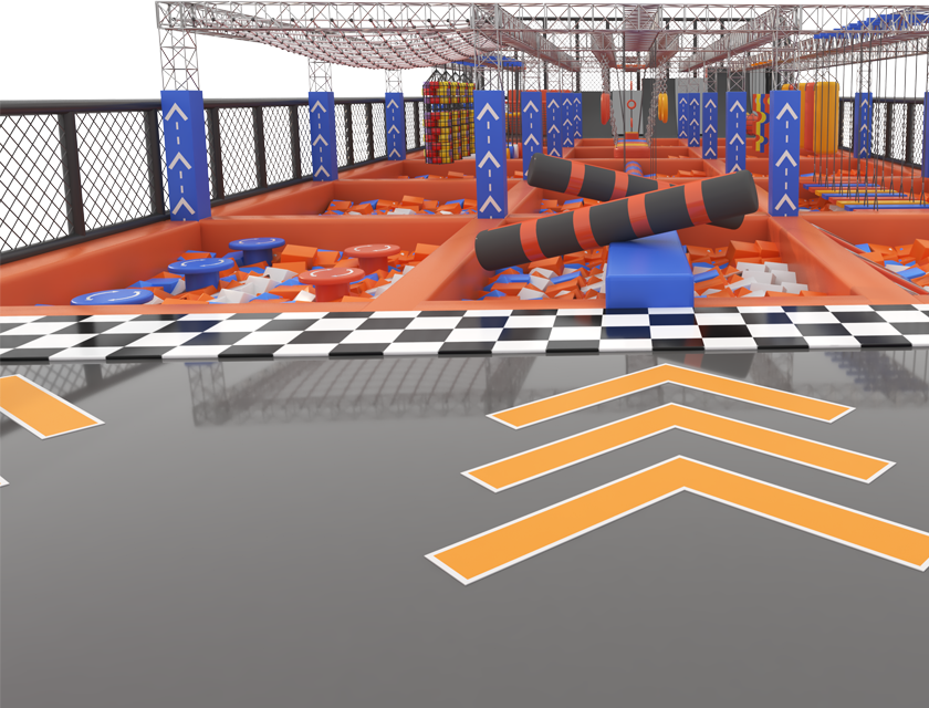 Large Ninja Course Equipment