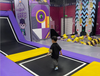 Equipo de diversión de trampolín grande