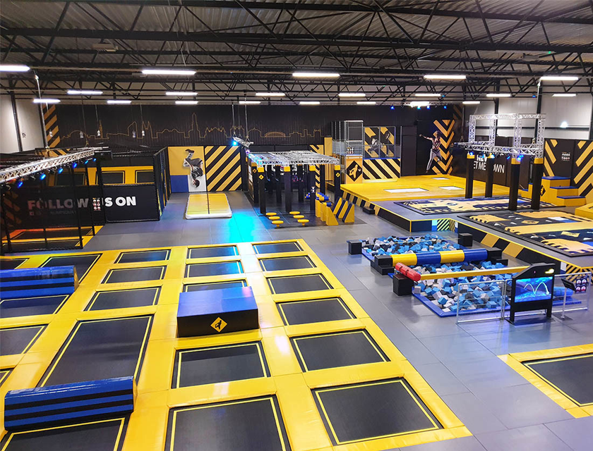 Multi Functional Trampoline Amusement Park Equipment