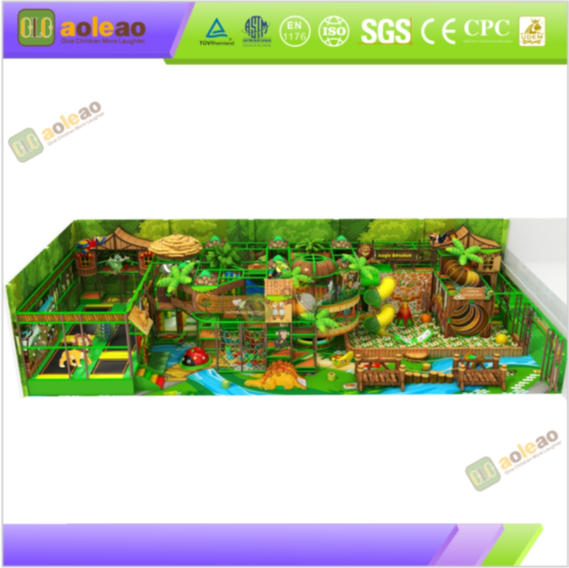 Indoor Jungle Naughty Castle Tree House Vine Design Nature Experience Center Immersive Play