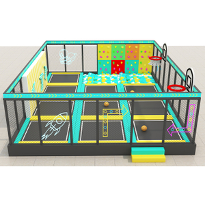 Children And Adults Indoor Sports Playground Custom Equipment Amusement Center Trampoline