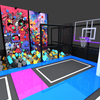 Cool and naughty castle for trendy playground