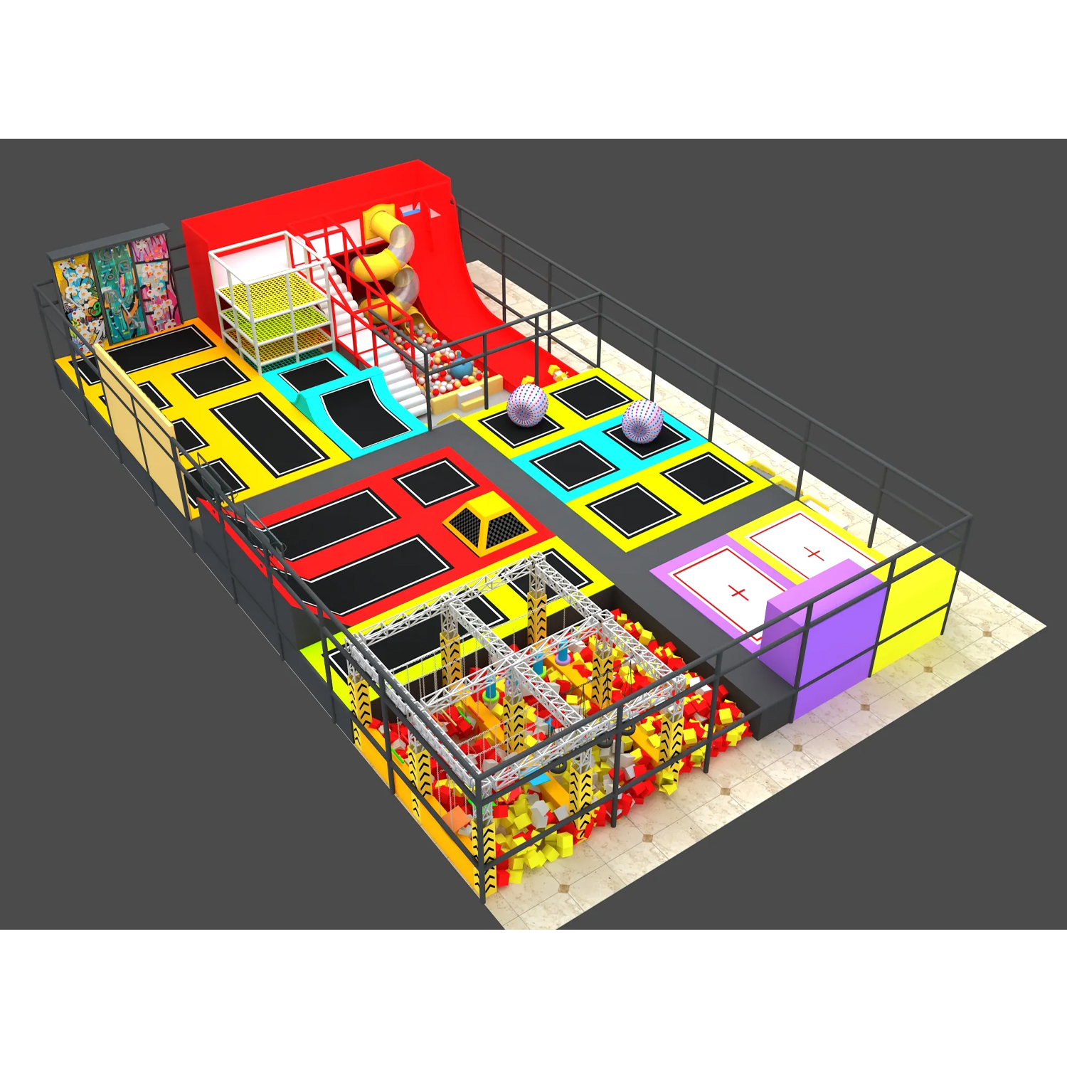 Gran trampolín en Sports Hall