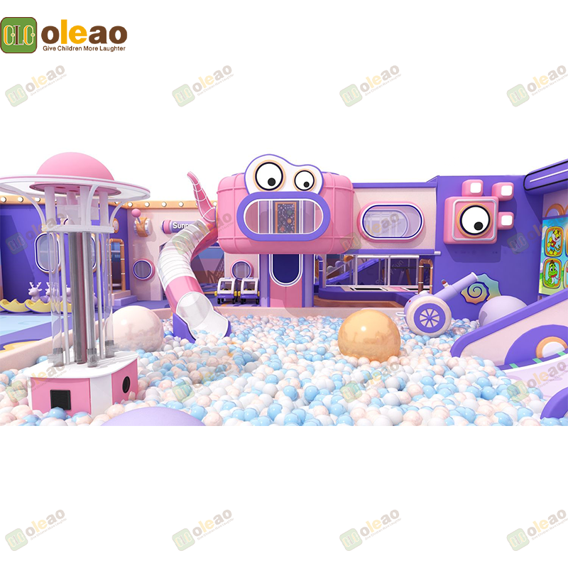 Indoor Playground Equipment Soft Play Toddler Climbing Kids Adventure Park (Soft Tunnel) 