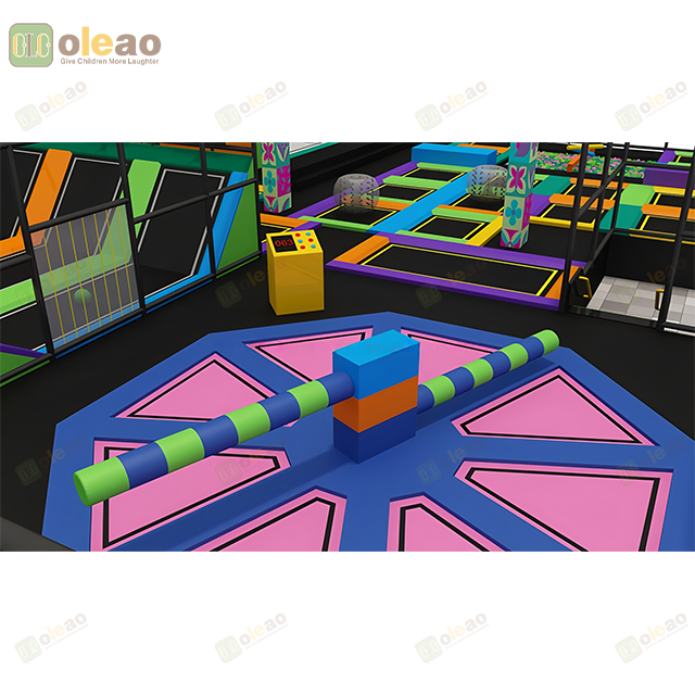 Indoor Trampoline Park with Ninja Course and Adventure Play Zone