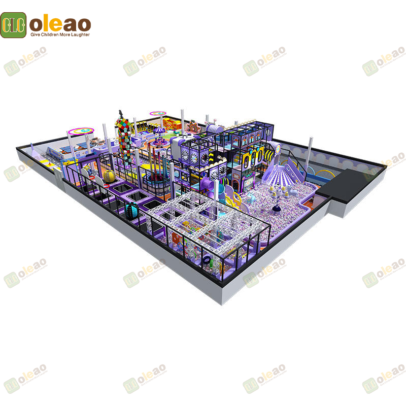Indoor Playground Equipment Soft Play Toddler Climbing Kids Adventure Park (Foam Slide) 