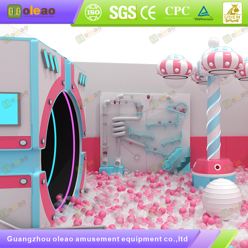 Indoor Playground Equipment Soft Play Toddler Climbing Kids Adventure Park (Climbing Ramp & Slide) 