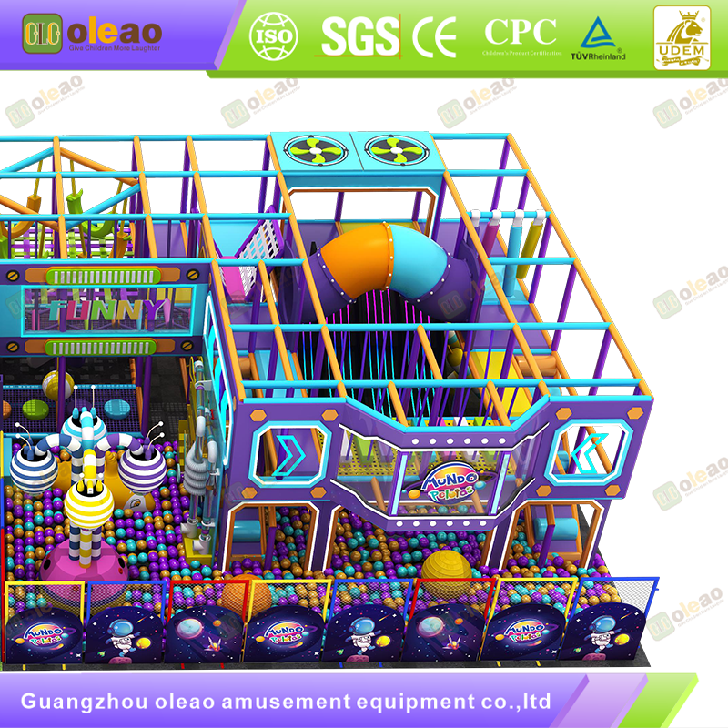 Indoor Playground Equipment Soft Play Toddler Climbing Kids Adventure Park (Soft Play Blocks & Slide)