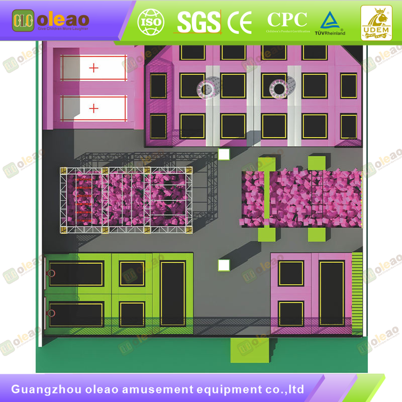 Trampoline Park – Dynamic Fitness Space – Kids Adventure Park for Energetic Youngsters