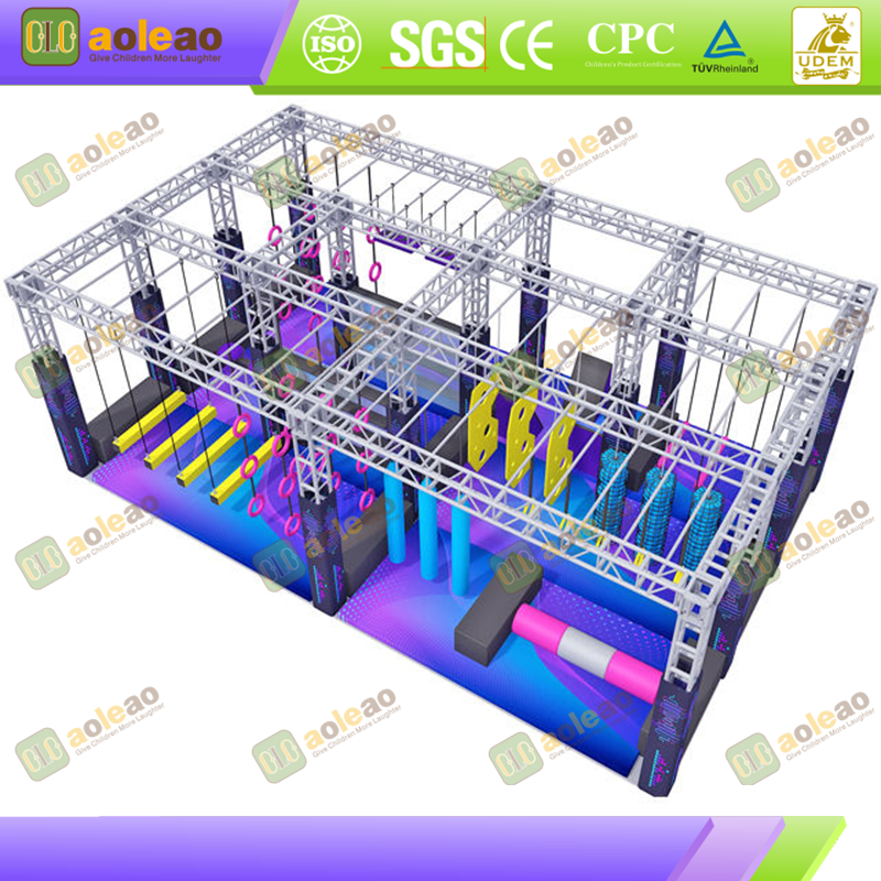 Ninja Course Strength Courses in Recreational Skill Training of a skill-training or recreational nature - Kids Adventure Space