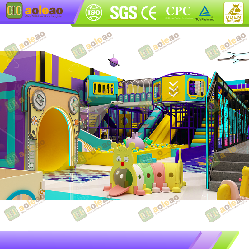 Commercial Naughty Castle - Maze + Ball Pit + Slide Integrated - Core Facility for Indoor Playground - Custom Size for Venue