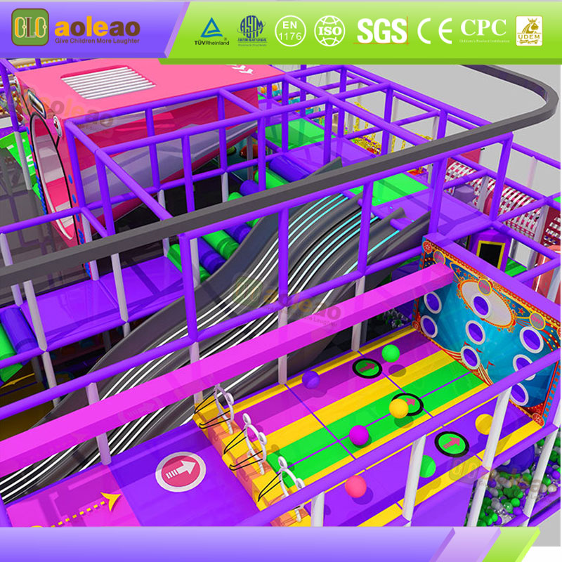 Naughty Castle Multi-Function Adventure Combination For Shopping Mall Atrium Eye-Catching High Profit