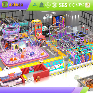 Indoor Eco-Friendly Naughty Castle Food Grade PVC Material Kindergarten Non-Toxic Walang Formaldehyde