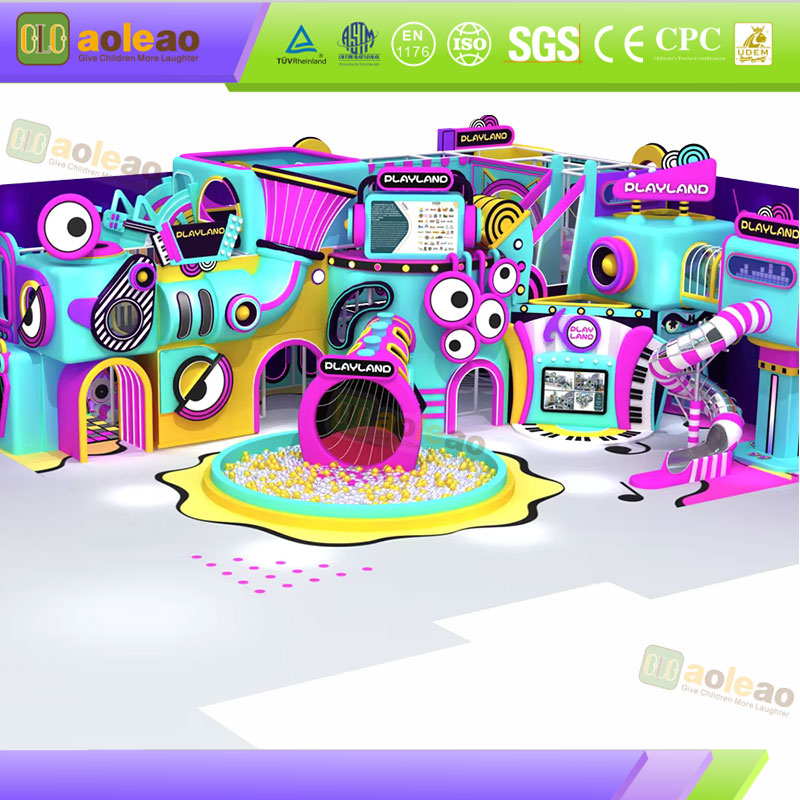 Indoor Slide Naughty Castle Spiral S-Slide Design Kids Play Area Smooth No Stuck Clothes