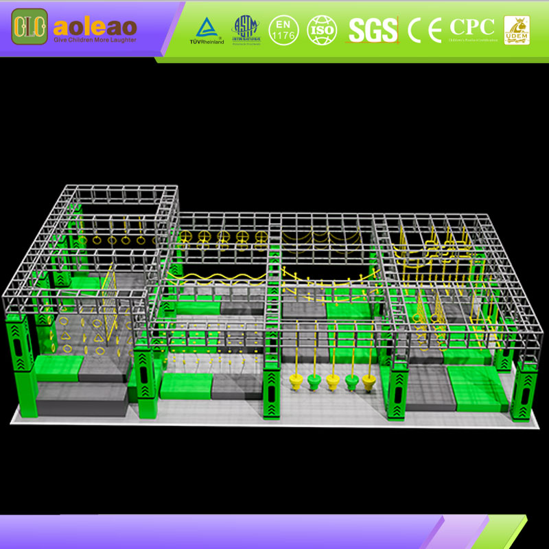 Indoor Ninja Challenge Equipment-Modular Splicing-Indoor Amusement Park-Easy Installation | Aoleao