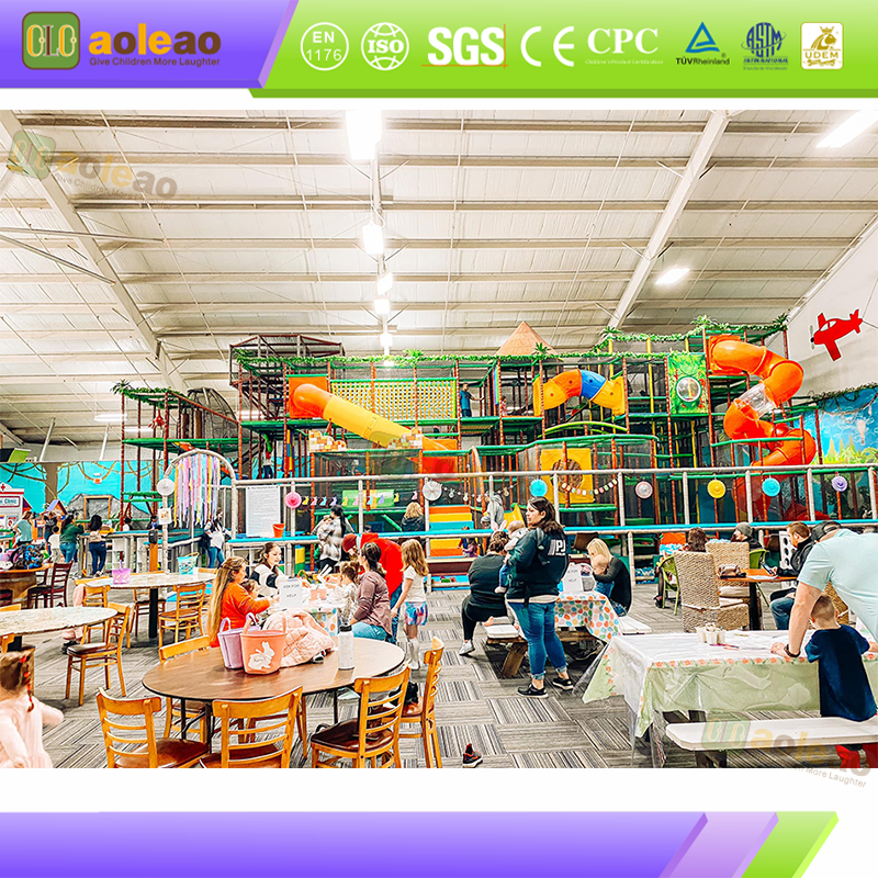 Small Soft Play Maze Slide Facility, Trampoline Park Add-on, Boost Revenue