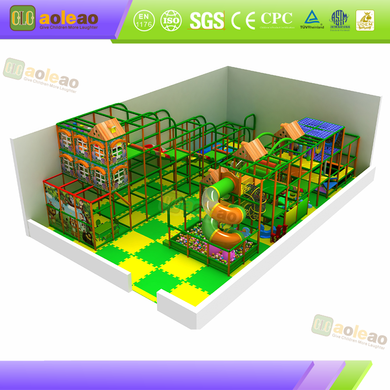 Small Soft Play Slide Maze Facility, Mini Indoor Playground, Strong Adaptability
