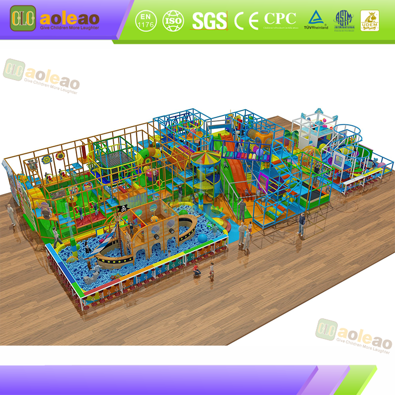  Small Soft Play Slide Maze Equipment, Commercial Kids Zone, Custom Theme