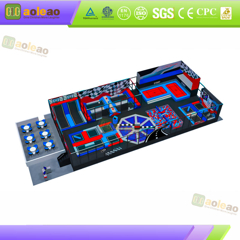 Trampoline Park- High Elastic & Safety Padding- Indoor Mall Playground- Commercial Customization | Aoleao