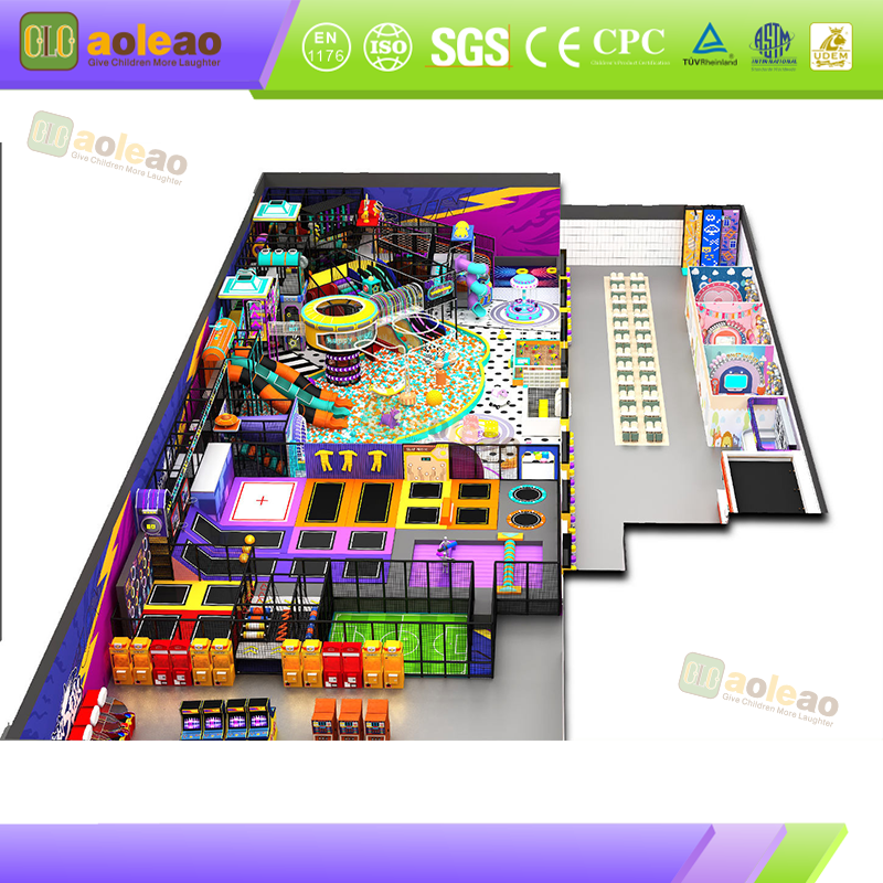 One-Stop Commercial Trampoline Design Production & Installation Indoor Trampoline Project Whole-Process Trusteeship Worry-Free Operation