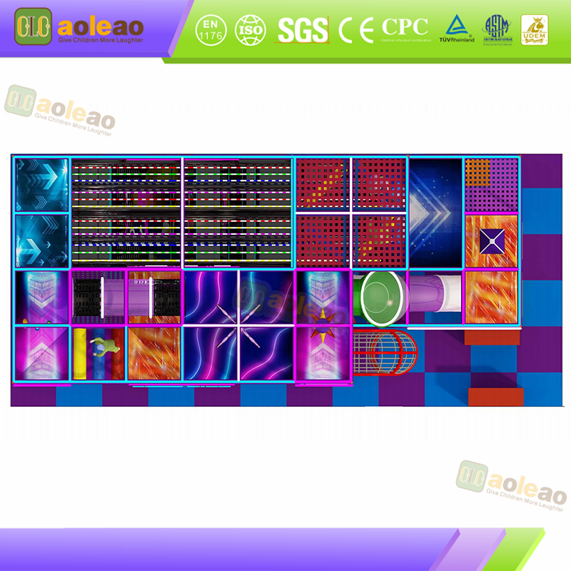 Small Soft Play Slide Maze Park, Hotel Kids Corner, High-End & Easy Clean