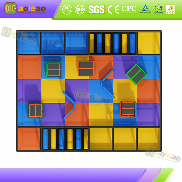 Small Indoor Playground Maze Slide All-in-One, Commercial Mall, Customizable Size