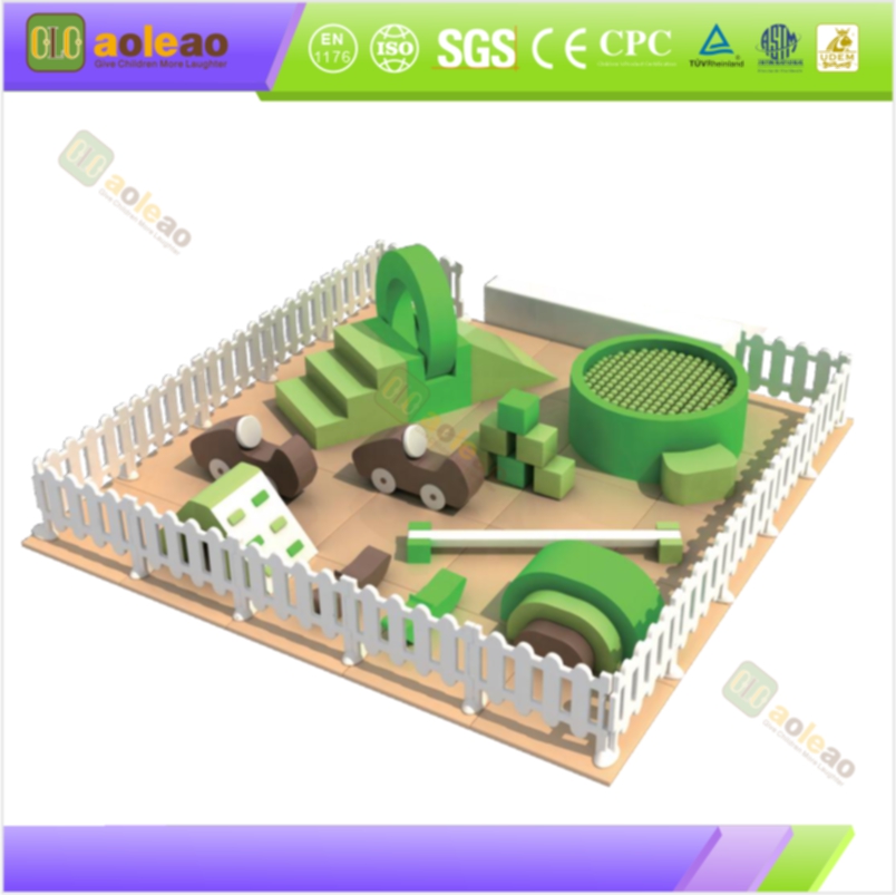 Soft Play Slide - Fully Padded Curved Surface - Indoor Playground Mini Slide - Anti-fall, Non-slip & Kid-safe | Aoleao