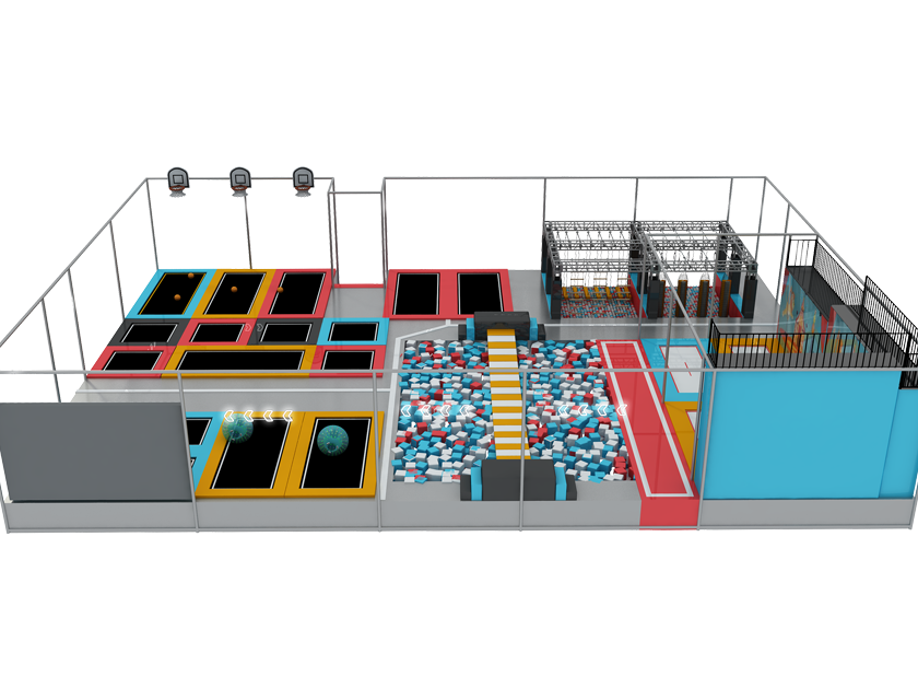Basketball Trampoline Park Equipment