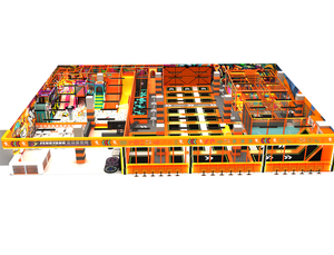 Multi Area Trampoline, Ocean Ball Slide, Amusement Park Equipment