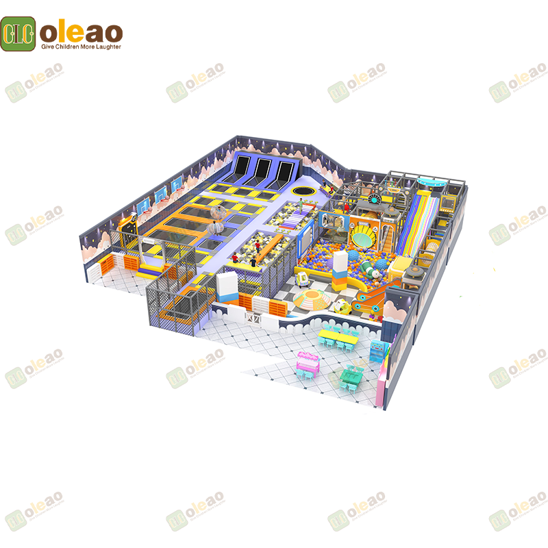  Indoor Playground Equipment Soft Play Toddler Climbing Kids Adventure Park (Slide & Swing Combo) 