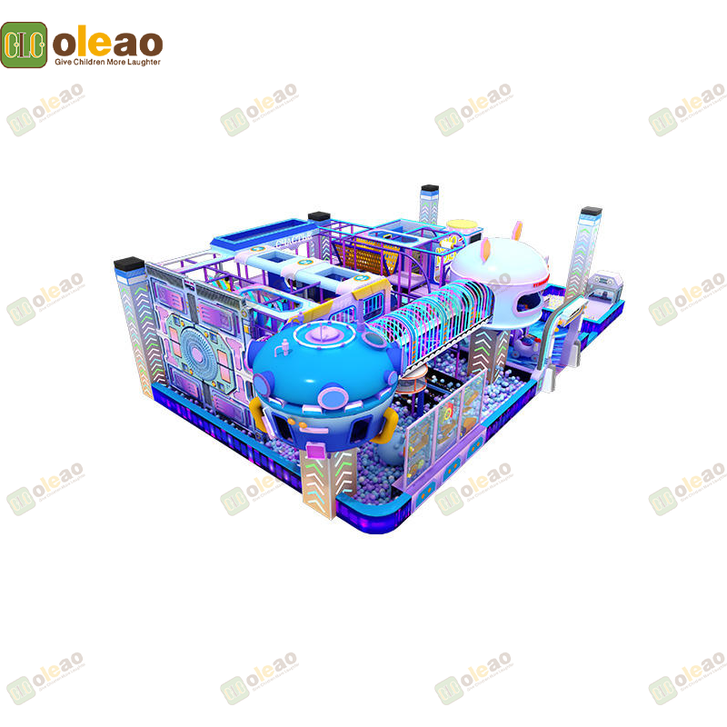 Indoor Playground Equipment Soft Play Toddler Climbing Kids Adventure Park (Ball Pit & Slide Combo) 